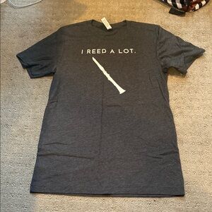Gray Clarinet Pun Shirt